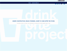 Tablet Screenshot of drinkoneproject.com